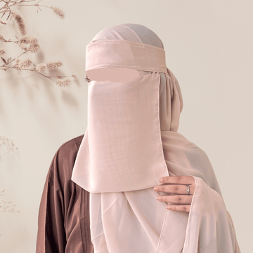 Saudi Niqab Set in Beige