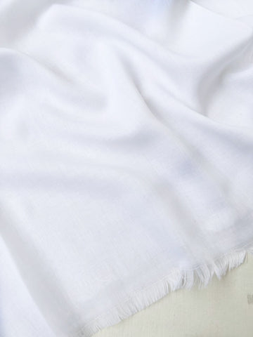 LuxeLawn Hijab White