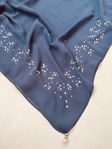 Embellished Georgette Hijab