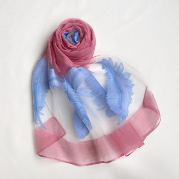 Feather Organza Pink