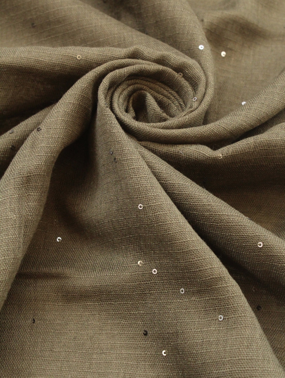 Sequin Lawn Hijab Army
