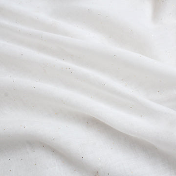 Glitter Lawn Hijab White