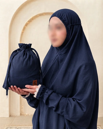 Lawn | Zenia Namaz Chadar Navy