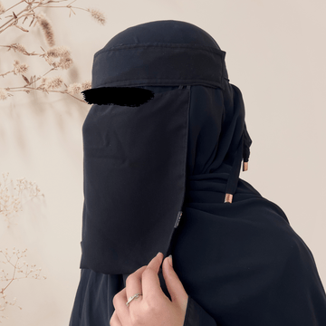 Saudi Niqab With Metal Ties