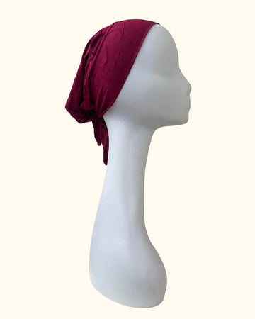 Bamboo Tie Back Maroon