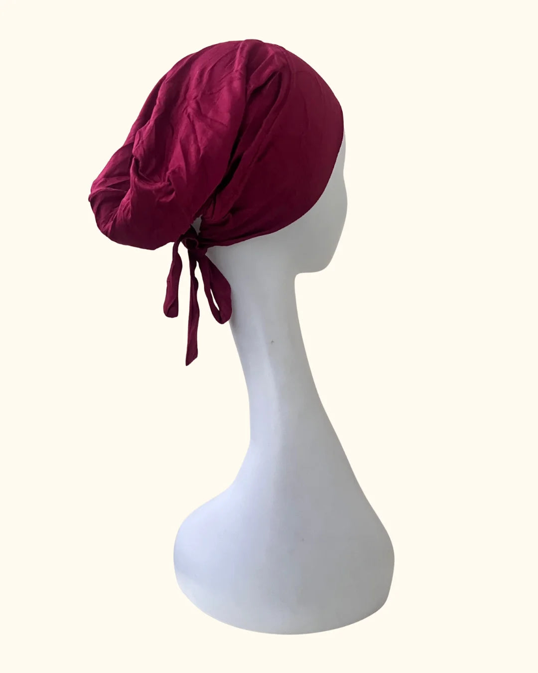 Bamboo Tie Back Maroon