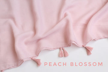Tassel Hijab Peach Blossom
