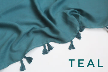 Tassel Hijab Teal