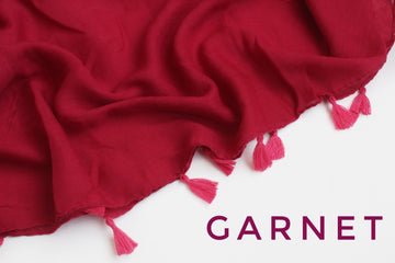 Tassel Hijab Garnet