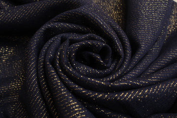 Lurex Shimmer Navy