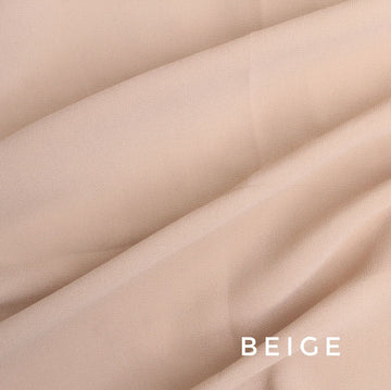 Plain Georgette Hijab Warm Beige