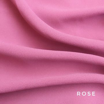 Plain Georgette Hijab Rose