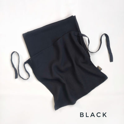 Plain Niqab Set Black