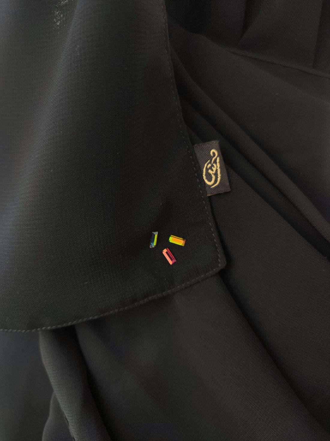 Diamante Embellished Niqab Cluster