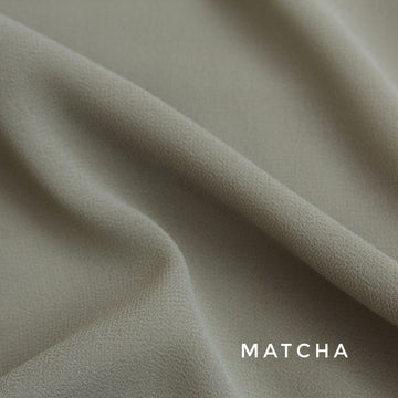 Plain Georgette Hijab Matcha