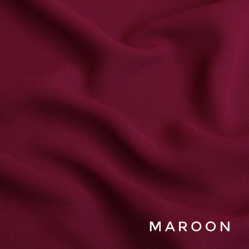 Plain Georgette Hijab Maroon
