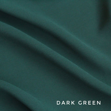 Plain Georgette Hijab Dark Green
