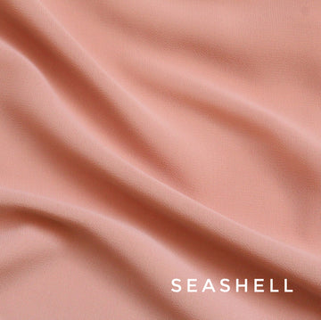 Plain Georgette Hijab Seashell