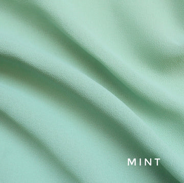 Plain Georgette Hijab Mint