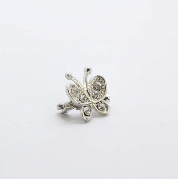 Mini Butterfly Brooch Silver