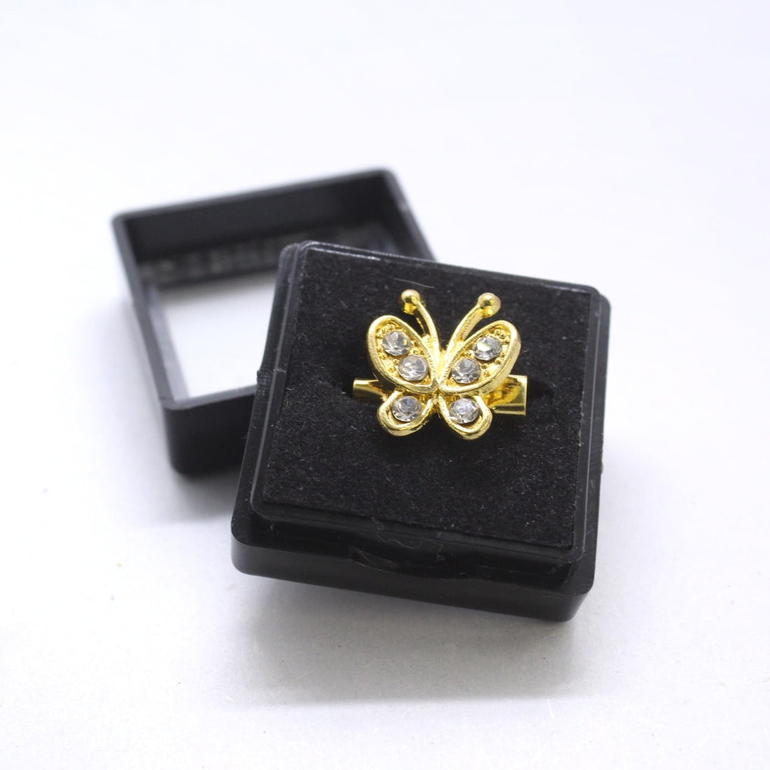 Mini Butterfly Brooch Gold