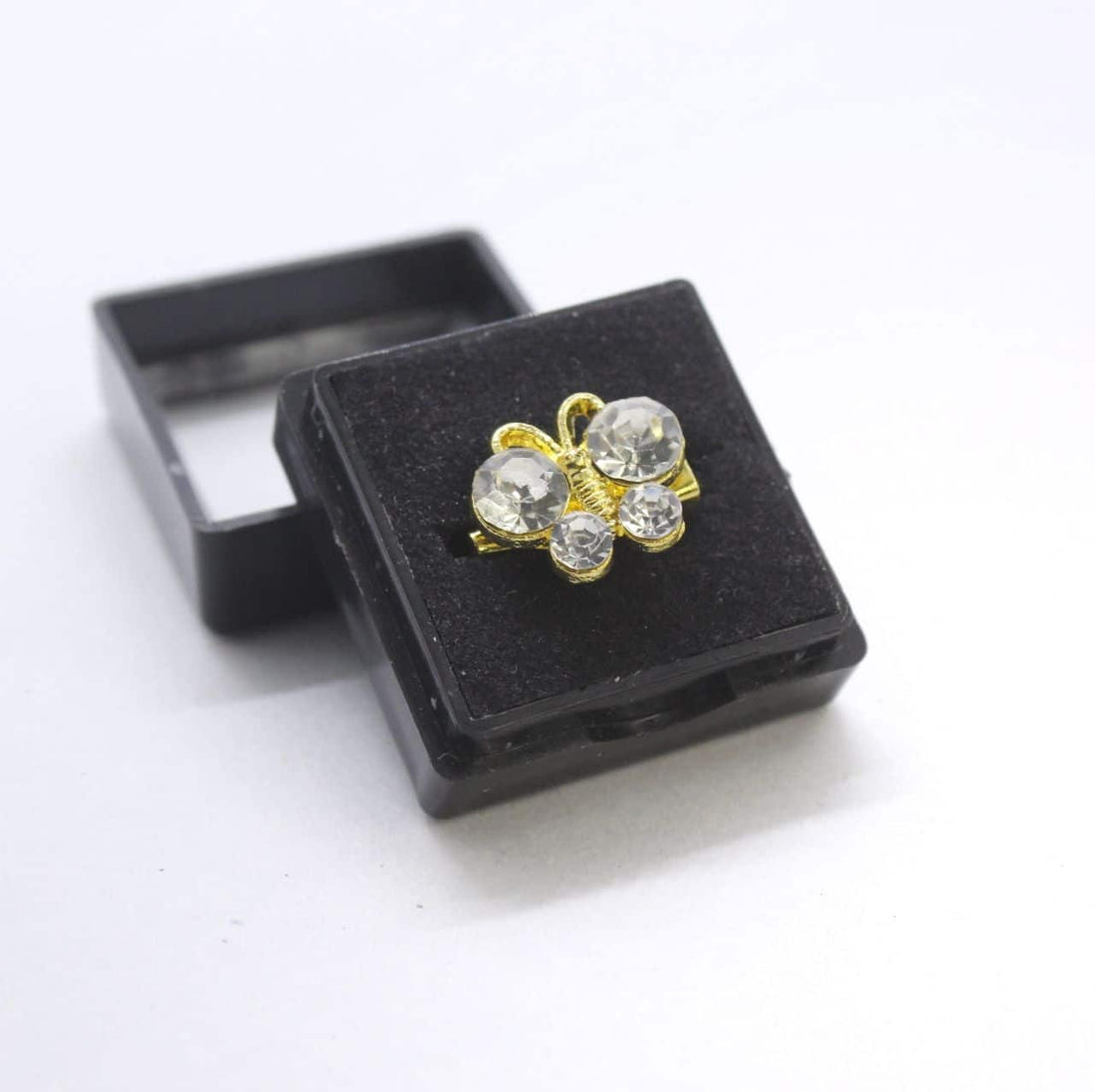 Mini Butterfly Brooch Gold