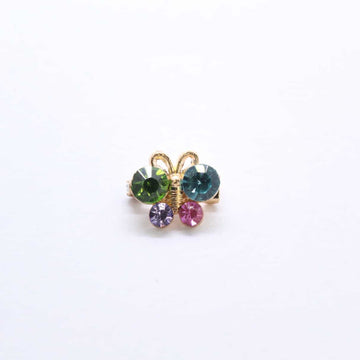 Mini Butterfly Brooch Multi