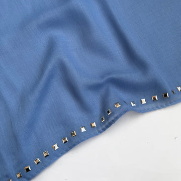 Silver Studded Alice Blue