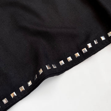 Silver Studded Black