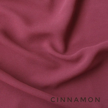Plain Georgette Hijab Cinnamon