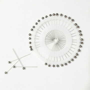 Round of Black Metallic Pin