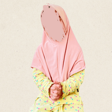Nyla Kids Scarf Peach