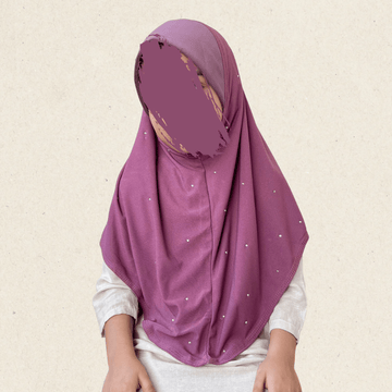 Nyla Kids Scarf Grape
