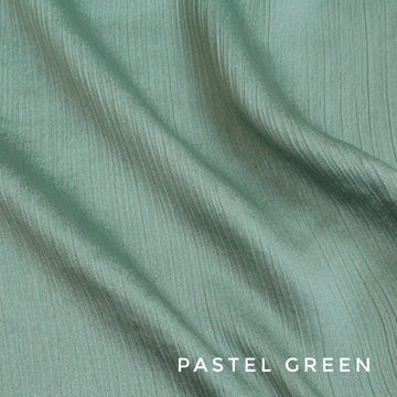 Crinkle Silk Hijab Pastel Green