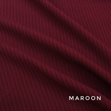 Self Striped Georgette Maroon