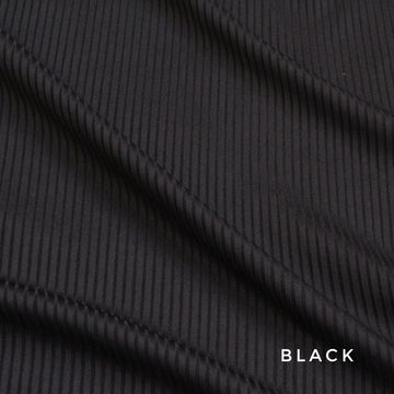 Ribbed Jersey Black