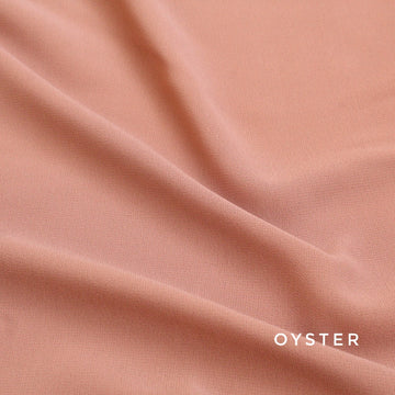 Plain Georgette Hijab Oyster