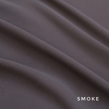 Plain Georgette Hijab Smoke