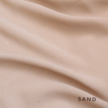 Georgette Glitter Hijab Sand