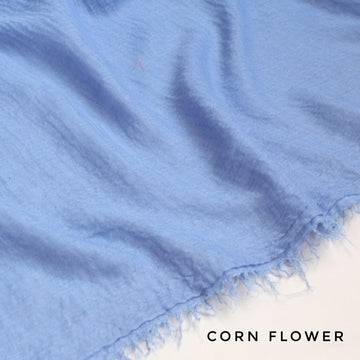 Crimp Hijab Corn Flower