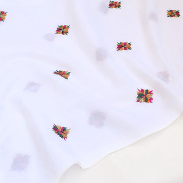 White Embroidered Chadar