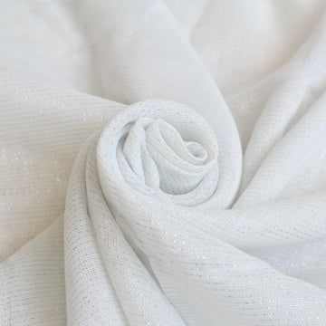 Lurex Shimmer White