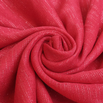 Lurex Shimmer Red
