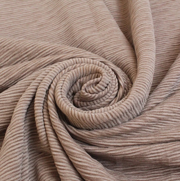Textured Jersey Nude Brown