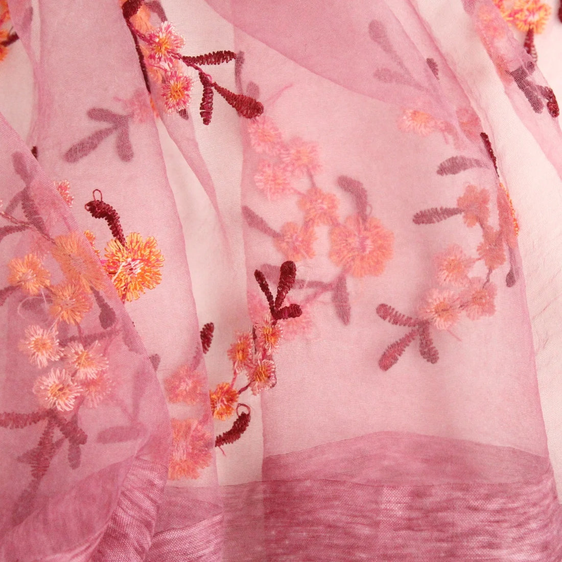 Floral Organza Peach