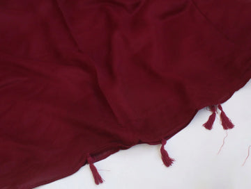 Tassel Hijabs Maroon