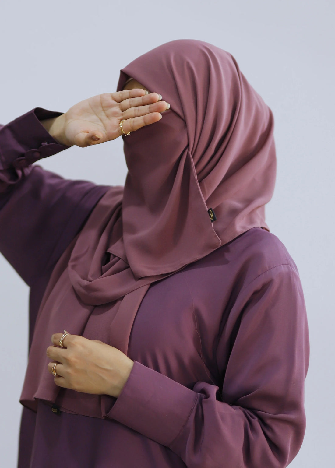 Hijab & Niqab Set Raspberry