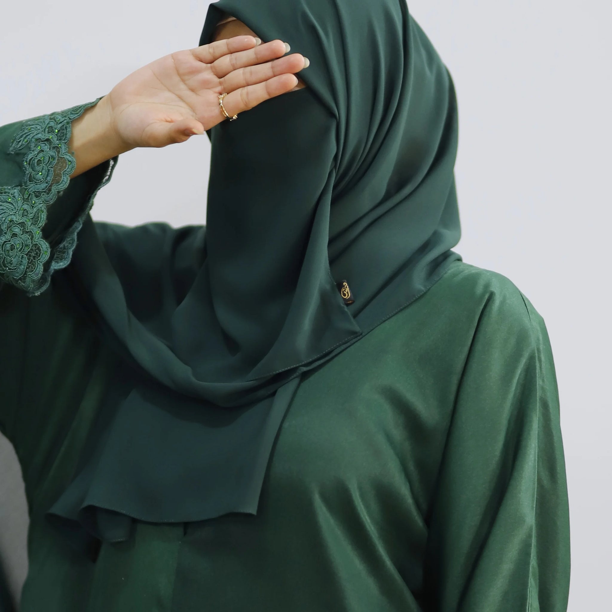 Hijab & Niqab Set Emerald