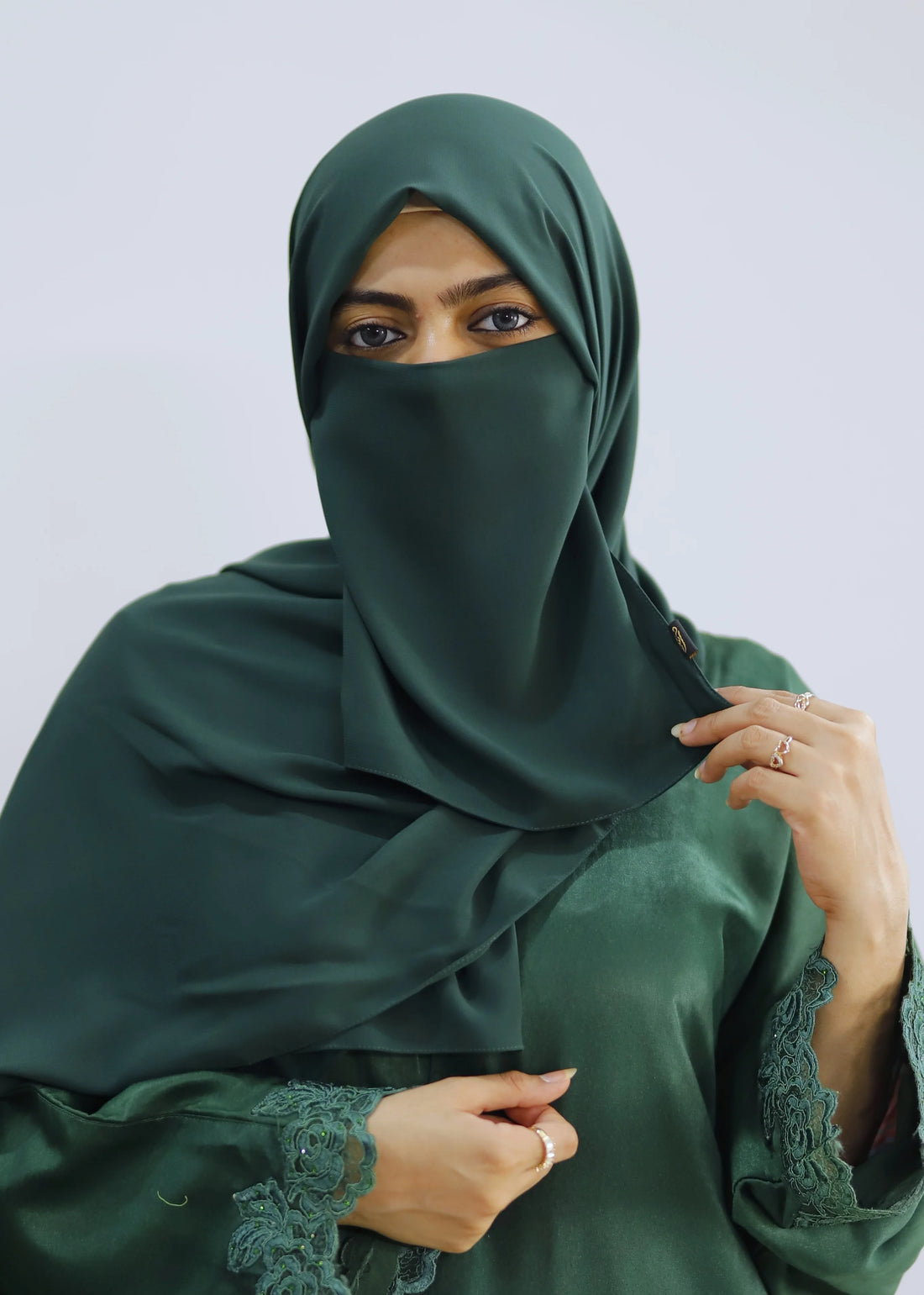 Hijab & Niqab Set Emerald