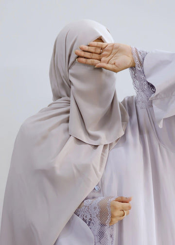 Hijab & Niqab Set Cool Beige